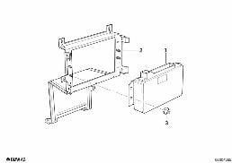 DYNAMIC STABILITY CONTROL diagram for BMW 8 Series E31 850Ci