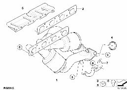 EXHAUST MANIFOLD WITH CATALYST