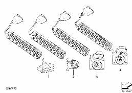 Trailer Accessories diagram for BMW X5 E70 3.0si