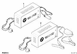 BATTERY CHARGER diagram for BMW 7 Series E32 735i