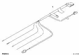 Reparationskabel rundslagningssensor diagram for BMW 3 Series E46 320Cd