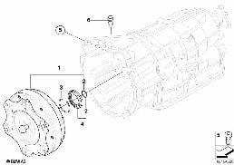 GA6L45R DRIVE diagram for BMW 3 Series E90 320i