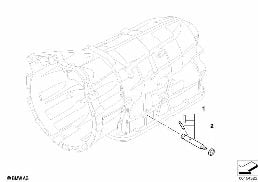 GA6L45R GEARSHIFT diagram for BMW 3 Series E90 320i