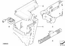 CONTROL UNIT BOX diagram for BMW Z3 E36 M