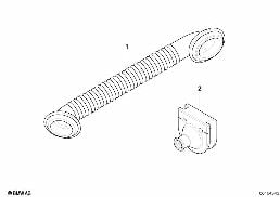 Various cable grommets diagram for BMW MINI R50 Cooper