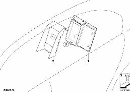 Worek na narty diagram for BMW 7 Series E65 745i