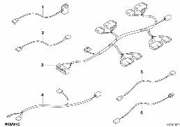 WIRING SET SEAT diagram for BMW X3 E83 LCI 1.8d
