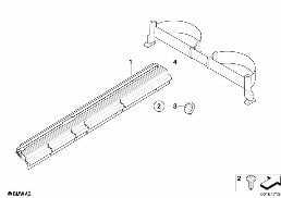 STRAP SYSTEM diagram for BMW X6 E71 35iX