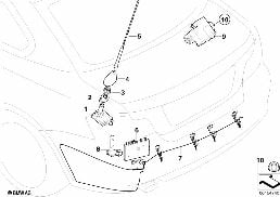 SINGLE PARTS FOR RADIO/PHONE ANTENNAS