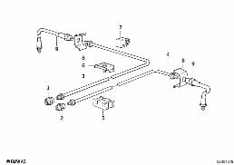 BRAKE PIPE REAR ABS/ASC+T