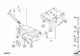 LUBRICATION SYSTEM/OIL PUMP diagram for BMW 3 Series E90 316i