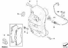 FRONT BRAKE PAD WEAR SENSOR