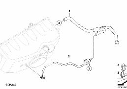 VACUUM CONTROL - ENGINE diagram for BMW Z3 E36 M