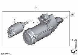 Μίζα diagram for BMW 5 Series E60 LCI 535xi