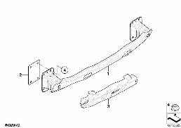 CARRIER, REAR diagram for BMW X6 E71 35iX