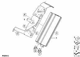 Zesilovač/držák Hi-Fi Professional DSP diagram for BMW X6 E71 35dX