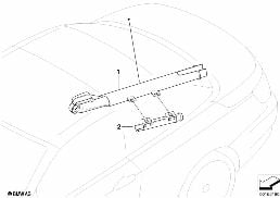 CABLE GUIDE TRUNK LID diagram for BMW 3 Series E93 LCI 320i