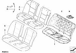 SEAT REAR, UPHOLSTERY & COVER BASE SEAT
