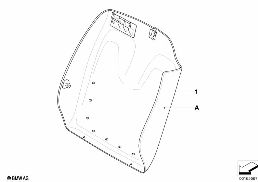INDIVID. REAR PANEL BASIC /SPORTS SEAT diagram for BMW 3 Series E93 LCI 335i