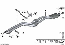CATALYTIC CONVERTER/FRONT SILENCER