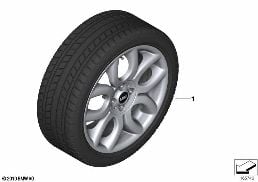 Kompl.koło zimowe Flame Spoke R97 - 17