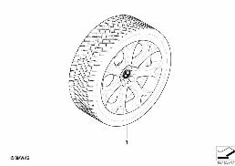 Komple kış tekerleği Y kol.jant 211- 19