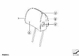 Kişisel, Başlık-Ana koltuk-Ön diagram for BMW 5 Series E60 LCI 535d