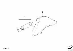 HANDBRAKE HANDLE LEATHER diagram for BMW MINI R56 LCI Cooper S