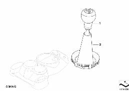 SHIFT KNOB, LEATHER diagram for BMW MINI R56 LCI Cooper S
