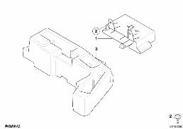 Support app.de cde de carross.et modules diagram for BMW 1 Series E88 120i