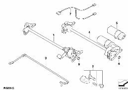 SEAT, FRONT, TILT ADJUSTMENT diagram for BMW 3 Series E46 318i
