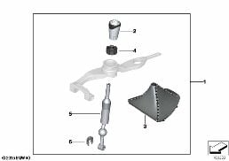 BMW Performance växling man. växellåda diagram for BMW 3 Series E90 325i