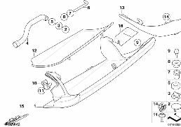 Handschuhkasten diagram for BMW MINI R56 Cooper