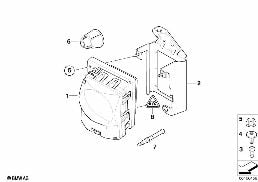 ACC-SENSOR diagram for BMW 5 Series E60 530i