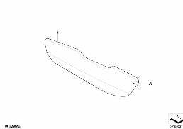 INDIVIDUAL TRIM, FOLDING STORAGE BIN diagram for BMW 3 Series E92 LCI 325xi