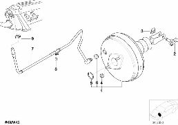 POWER BRAKE UNIT DEPRESSION
