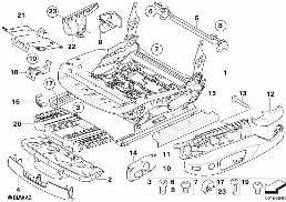 FRONT SEAT RAIL ELECTRICAL/SINGLE PARTS