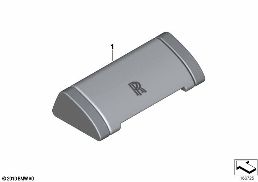 Loose footrests diagram for BMW Rolls-Royce Phantom RR1 Phantom