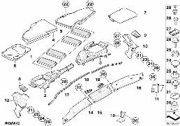 Aktivkohlefilter/Anbauteile diagram for BMW 3 Series E90 LCI M3