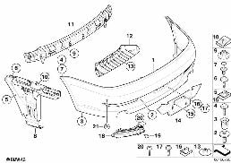 TRIM COVER, REAR