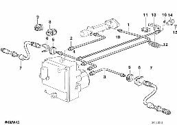 BRAKE PIPE FRONT ABS