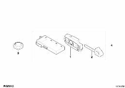 RADIO REMOTE CONTROL diagram for BMW X6 E71 M50dX