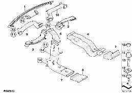 Conducto de aire diagram for BMW X6 E71 30dX