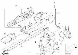 DOOR MECHANISM REAR (UP TO 09/00) diagram for BMW 3 Series E46 318i
