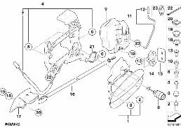 LOCKING SYSTEM, DOOR, FRONT diagram for BMW Z4 E85 2.5si