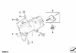 液壓助力轉嚮器 diagram for BMW 5 Series E39 M5