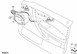 Peças individ.sist. TopHiFi porta diant. diagram for BMW X3 E83 2.0i