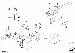 Urządzenie ogrzewania dodatkowego diagram for BMW 5 Series E39 520d