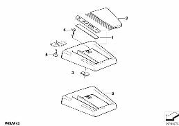Schakelhefboom afdekking diagram for BMW 3 Series E30 324td