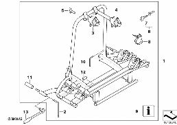 Сист.верхн.багажника/трансп.зад.кронш. diagram for BMW X6 E71 50iX